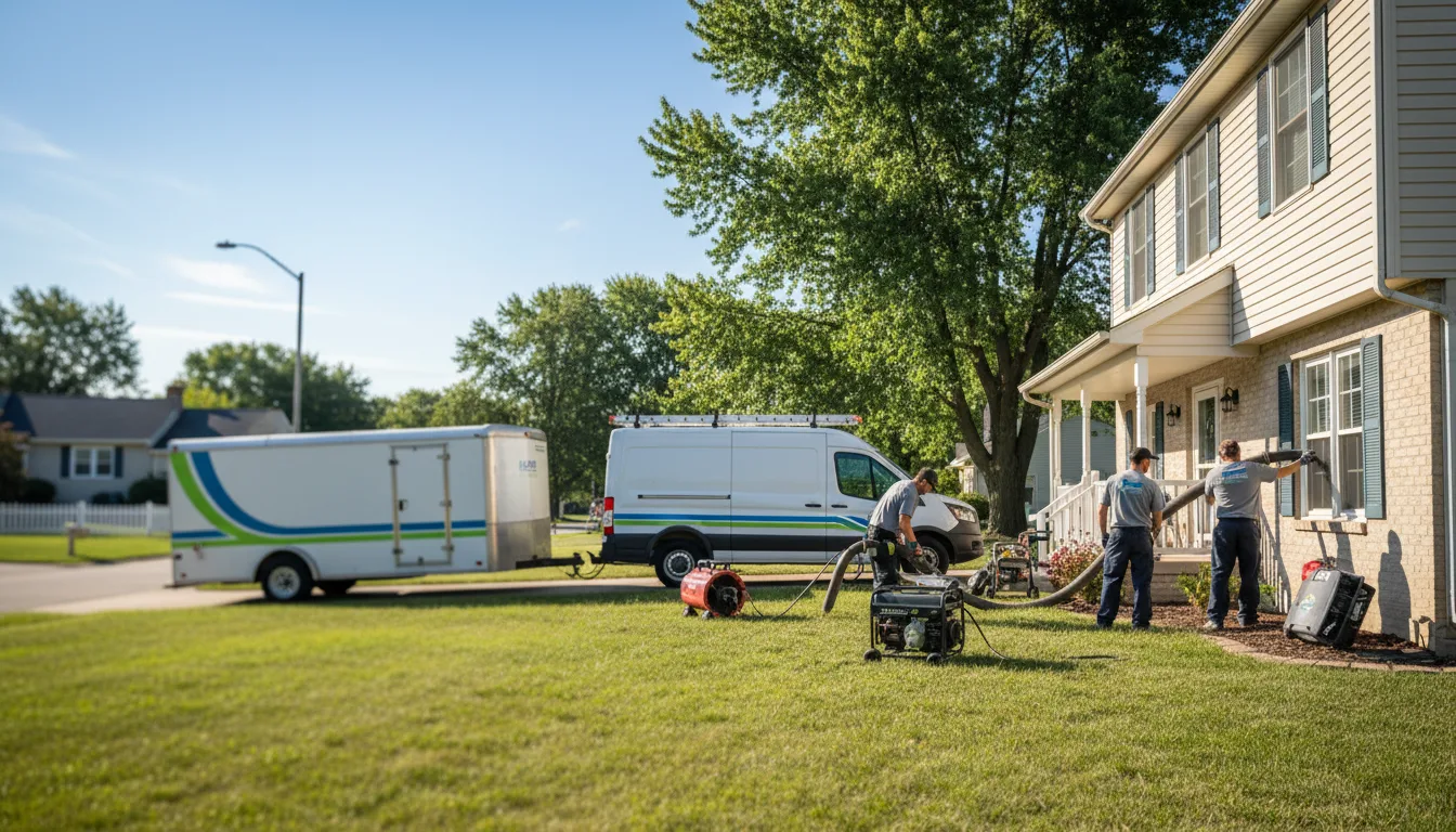 Flooded Basement Restoration And Cleanup With Repair in Bigelow, MN near me